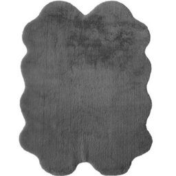 The Rugs Luxury Soft Feel Faux Fur In Grey - thumbnail 6