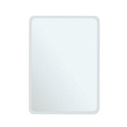 Thehotsale Frameless Rounded Corner Wall Mount Wall-Mounted Mirror Without Punching Bathroom Mirror 40Cm(W) X 60Cm(H) - thumbnail 4