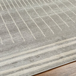 Livabliss Floransa-Geometric Grey Ivory Brown Modern Living Dining Bedroom Rug 200 X 275 Cm Easy Care, Non Shedding - thumbnail 3