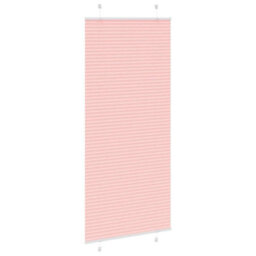 Berkfield Pleated Blind Pink 100X200 Cm Fabric Width 99.4 Cm Polyester - thumbnail 4