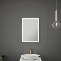Bubly Bathrooms Helsinki Led Bathroom Mirror With Anti-Fog Demister, Ip44 Rated & Diffused 4000K Natural White Light, 500X700mm - thumbnail 4