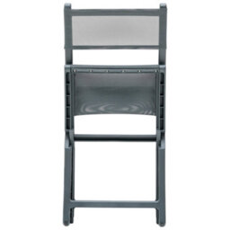 Wyld And Coco Dining Chairs Set Of 4 Dark Grey Folding Stackable Armless Plastic Indoor Outdoor. - thumbnail 8