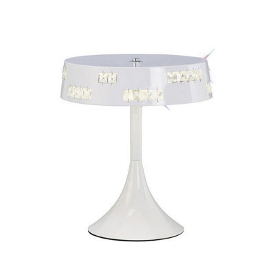 Luminosa Lighting Luminosa Phoenix Table Lamp 18 X 0.5W Led 4000K White/crystal - image 1