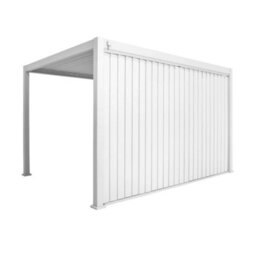 Sweeek - Vertical Adjustable Louver Panel 4M For Triomphe Pergola 4X3M White - thumbnail 7