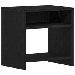 Berkfield Industrial Bedside Cabinet Black Oak 40X30X40 Cm Engineered Wood