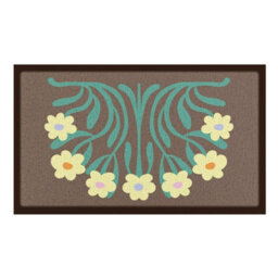 Artsy Doormats Elizabeth Olwen Yellow Flowers Indoor/outdoor Doormat (70X40Cm) - thumbnail 2