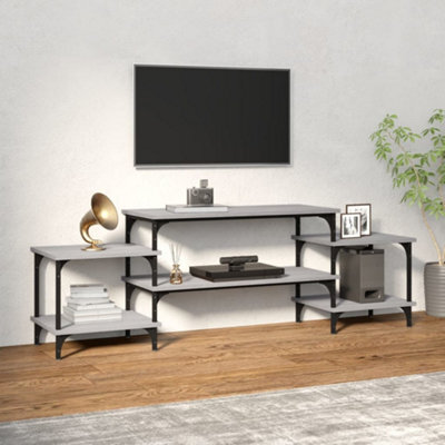 Walplus Tv Cabinet Grey Sonoma 157X35X52 Cm Engineered Wood - image 1