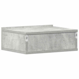 Vidaxl Floating Nightstands 2 Pcs Concrete Grey 40X30X15 Cm Engineered Wood - thumbnail 9
