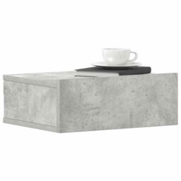 Vidaxl Floating Nightstands 2 Pcs Concrete Grey 40X30X15 Cm Engineered Wood - thumbnail 4