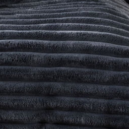 Kampala Hill Big Cord Teddy Charcoal Duvet Cover Set King Bedding Set - thumbnail 3