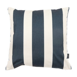 icon Indoor And Outdoor Striped Waterproof Filled Cushion Black - thumbnail 1