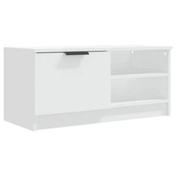 Vidaxl Tv Cabinet White 80X35X36.5 Cm Engineered Wood - thumbnail 2