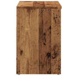 Berkfield Shoe Bench Old Wood 60X30X45 Cm Engineered Wood - thumbnail 5