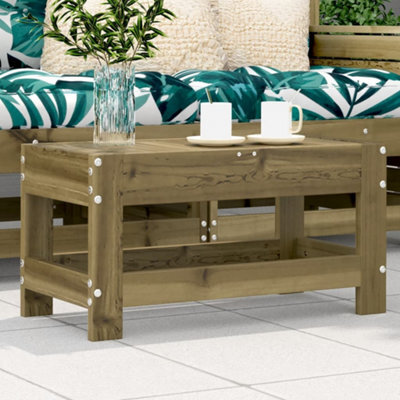 Berkfield Garden Footstool 62X30X32 Cm Impregnated Wood Pine - image 1