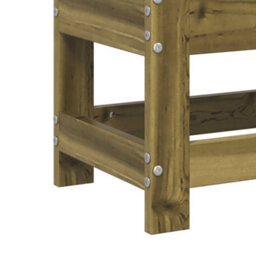 Berkfield Garden Footstool 62X30X32 Cm Impregnated Wood Pine - thumbnail 7
