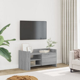 Berkfield Durable Tv Cabinet Grey Sonoma 80X35X40 Cm Engineered Wood - thumbnail 2