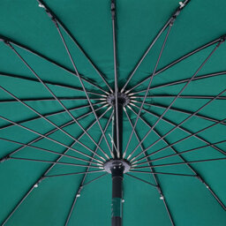 Beliani Market Garden Emerald Green Parasol 255Cm - Aluminium Frame, Crank Tilt - thumbnail 7