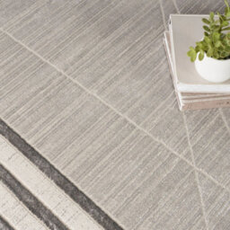 Rug Desire Dsr01 Grey Silver Bordered For Livingroom, Bedroom, Dinning Room,polyester - 119Cm X 180Cm (3.9 Ft. X 5.9 Ft.) - thumbnail 2