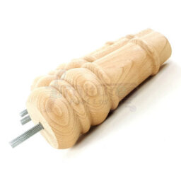 L&F 4 Replacement Furniture Feet Natural Turned Wooden Legs 165mm High Settee Chairs Sofas Footstools M8 (8mm) Tsp2071 - thumbnail 4