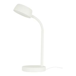 GoodHome Auklet Cylinder Matt White Integrated Led Table Lamp - thumbnail 2
