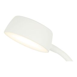 GoodHome Auklet Cylinder Matt White Integrated Led Table Lamp - thumbnail 5