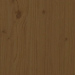 Berkfield Bed Headboard Honey Brown 155.5x4x100 cm Solid Pine Wood - thumbnail 3