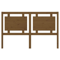 Berkfield Bed Headboard Honey Brown 155.5x4x100 cm Solid Pine Wood - thumbnail 2
