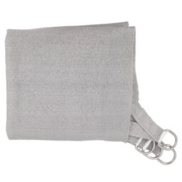 Sundaze 4X4M Sun Shade Sail Square Hdpe Breathable Uv Block Sunscreen Grey With Free Rope - thumbnail 3