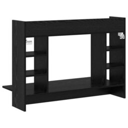 Walplus Wall-Mounted Desk Black Oak 105 X 48 X 75 Cm Engineered Wood - thumbnail 7