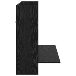 Walplus Wall-Mounted Desk Black Oak 105 X 48 X 75 Cm Engineered Wood - thumbnail 6