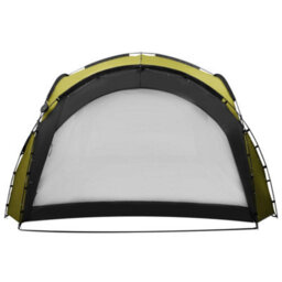 Walplus Party Tent Garden Gazebo Canopy With Led And 4 Sidewalls 3.6X3.6X2.3 M Green - thumbnail 5