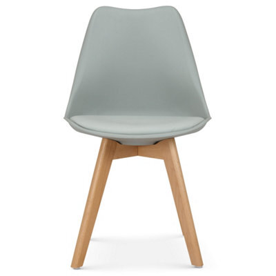 Bravich Rocco Tulip Dining Chair - Silver - image 1