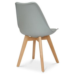 Bravich Rocco Tulip Dining Chair - Silver - thumbnail 7