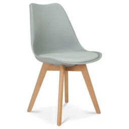 Bravich Rocco Tulip Dining Chair - Silver - thumbnail 6