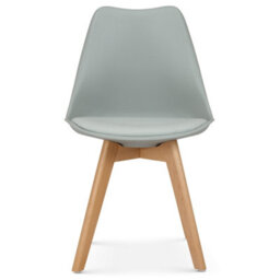 Bravich Rocco Tulip Dining Chair - Silver