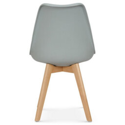 Bravich Rocco Tulip Dining Chair - Silver - thumbnail 8