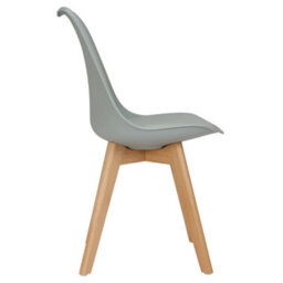 Bravich Rocco Tulip Dining Chair - Silver - thumbnail 9