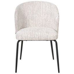 Beliani Set Of 2 Dining Chairs Zana Fabric Multicolour - thumbnail 6