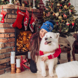 Amorly 2Pcs Paw Shaped Pet Christmas Stockings, Hanging Dog Cat Xmas Stockings For Fireplace Holiday Family Home Decor - thumbnail 5