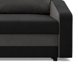 Orion A Corner Sofa Bed Pull Out Guest Bed With Built In Storage Left Or Right Side Setup Black+Dark Grey - thumbnail 3