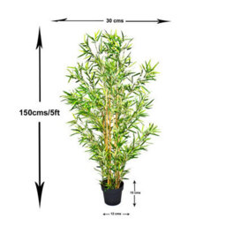 GreenBrokers Artificial 150Cm Bamboo Tree In Pot - thumbnail 2