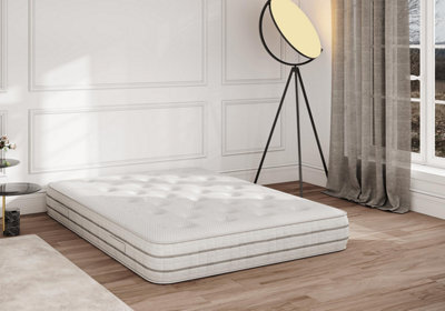Sloomy Silk 1000 Pocket Dual Zone Hybrid King Mattress 5Ft - image 1