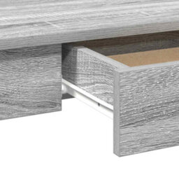 Berkfield Desk Grey Sonoma 100X45X75 Cm Engineered Wood - thumbnail 8