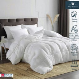 "13.5 Tog Premium Goose Feather And Down Duvet- Anti Allergy Cassette Construction (Double 200 X 200Cm 78"" X 78"")" - thumbnail 4