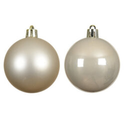 Decoris 2X 30 Pearl Gold Baubles Christmas Tree Decorations Shatterproof - thumbnail 3