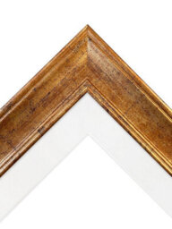 Frames By Post Scandi Gold Frame With White Mount For Image Size A3 - thumbnail 5