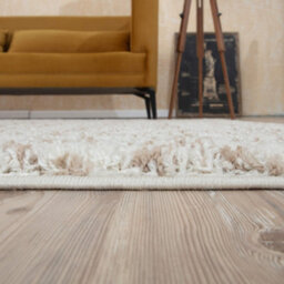 The Rugs Moroccan Shaggy Rugs And Runners Soft Fluffy Tribal Design High Pile Ivory And Beigeliving Room Kitchen Hallway 930 - thumbnail 9