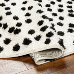 Livabliss Rodos-Modern Beige Black Soft Plush Pile Living Bedroom Rug 160 X 213 Cm Easy Care, Non Shedding - thumbnail 4