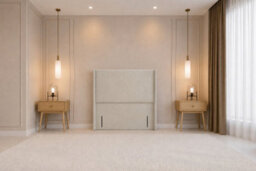 "Nexus Portofino Plush Divan, Cream, 54"" Winged Hb, 2 Drawers Foot-End, Open Coil Mattress, Double" - thumbnail 9
