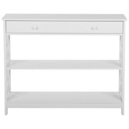 Beliani Console Table Montgomery White - thumbnail 4